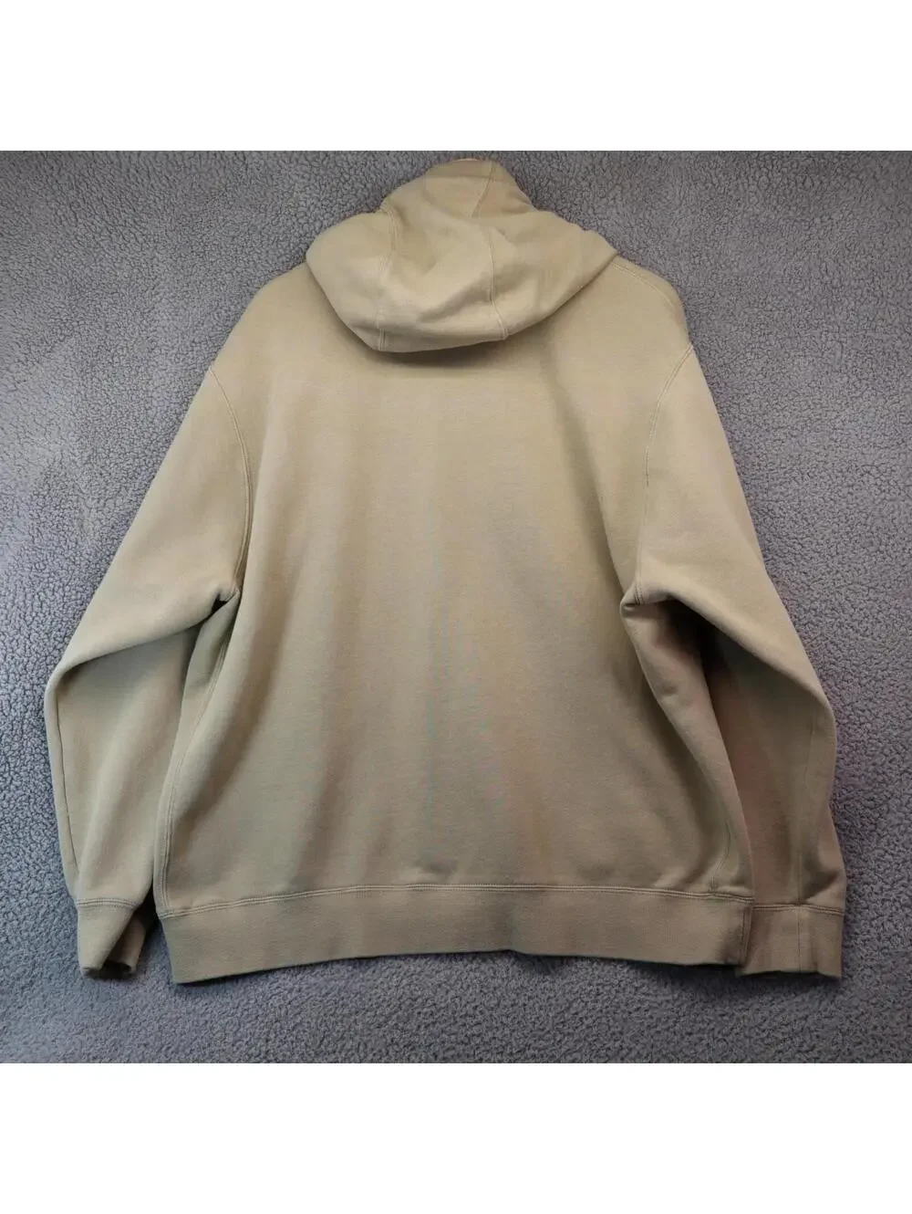 Nike Men XL Fleece Pullover Hoodie Tan Rattan RN 56323